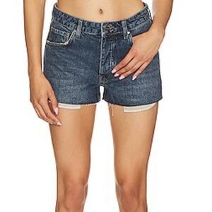NWT Anine Bing Leya Shorts Blue Size 32